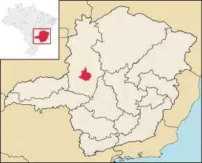 Poziția localității Presidente Olegário