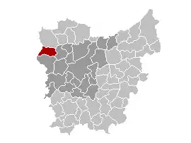 Knesselare în Provincia Flandra de Vest