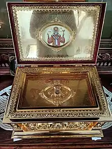 Moaștele Sfântului Ierarh Nectarie din Eghina