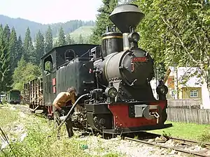 Mocăniță pe traseul CFF Vișeu