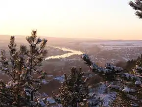 Orașul văzut iarna