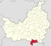 Localizarea comunei în județul Cluj