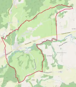 Poziția localității Monsteroux-Milieu