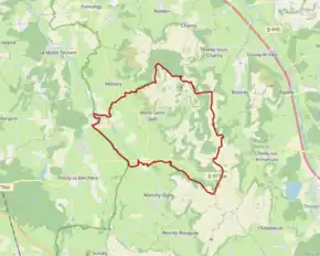 Poziția localității Mont-Saint-Jean