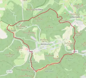 Poziția localității Montbronn