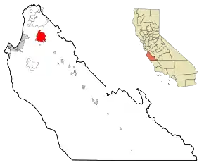 Poziția localității Salinas