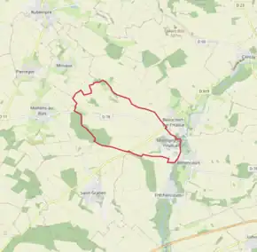 Poziția localității Montigny-sur-l'Hallue