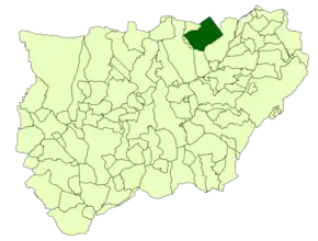 Poziția localității Montizón (Jaén)