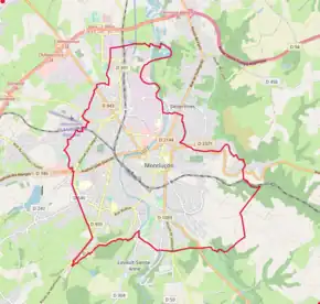 Poziția localității Montluçon