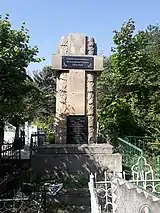 Monument în memoria orheienilor participanți la Primul Război Mondial.