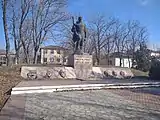 Monumentul ostașilor căzuți din localitate.