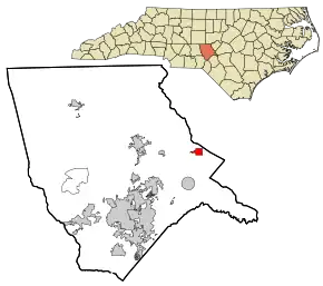 Poziția localității Cameron