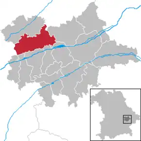 Poziția localității Moosthenning