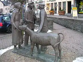 Memorial to the restoration of Morbach