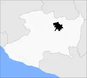 Poziția localității Morelia