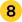 The number 8 in the yellow background