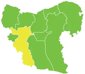 Poziția localității Districtul Mount Simeon