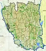 Localizare în cadrul județului