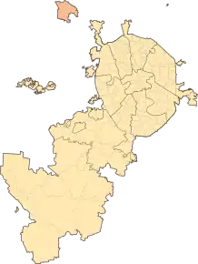 Poziția localității Zelenograd