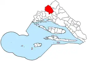 Poziția localității Muć