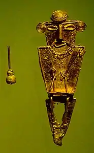 Tunjo din Muzeul Aurului din Bogotá