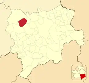 Poziția localității Munera