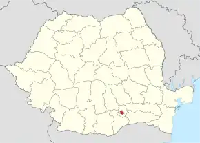 Poziția localității București