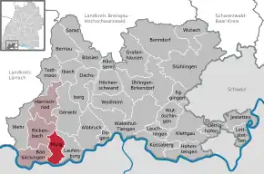 Poziția localității Murg