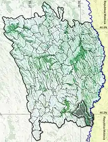 Poziția localității Murgeni