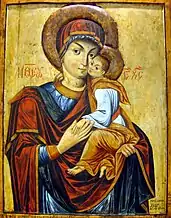 Maica Domnului cu Pruncul, Ilișua, Bistrița-Năsăud (Luca din Iclod, 1673)