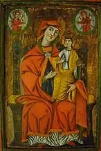 Maica Domnului cu Pruncul pe tron (cca 1760, Mureșenii de Câmpie)