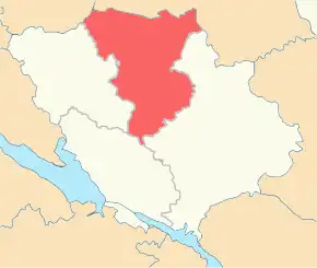 Poziția localității Raionul Mîrhorod