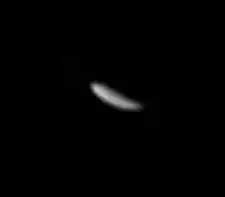 Image of Aegaeon by Cassini.