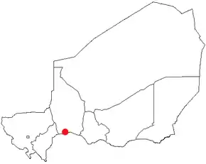 Poziția localității Birni N'Konni