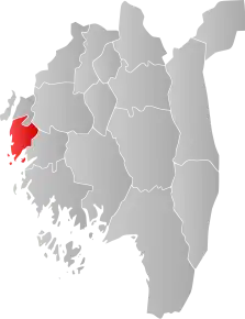 Poziția localității Rygge