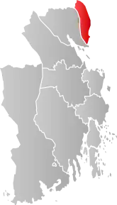 Poziția localității Svelvik