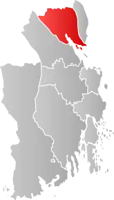Poziția localității Comuna Sande