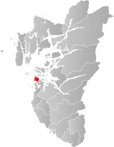 Poziția localității Randaberg