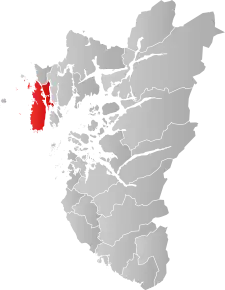 Poziția localității Comuna Karmøy