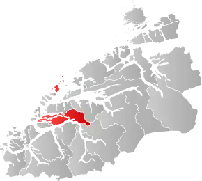 Poziția localității Comuna Ålesund