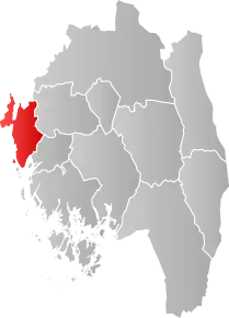 Poziția localității Comuna Moss