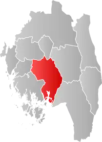 Poziția localității Comuna Sarpsborg