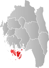 Poziția localității Hvaler