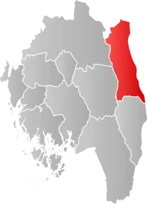 Poziția localității Comuna Marker