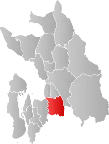 Poziția localității Enebakk