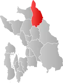 Poziția localității Comuna Eidsvoll