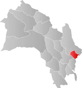 Poziția localității Hole