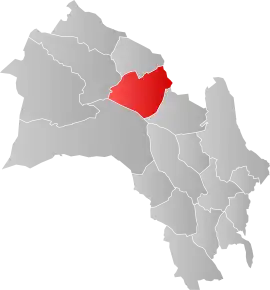 Poziția localității Comuna Nesbyen