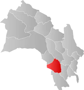 Poziția localității Flesberg