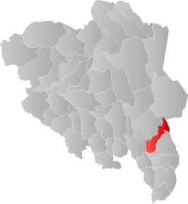 Poziția localității Comuna Våler